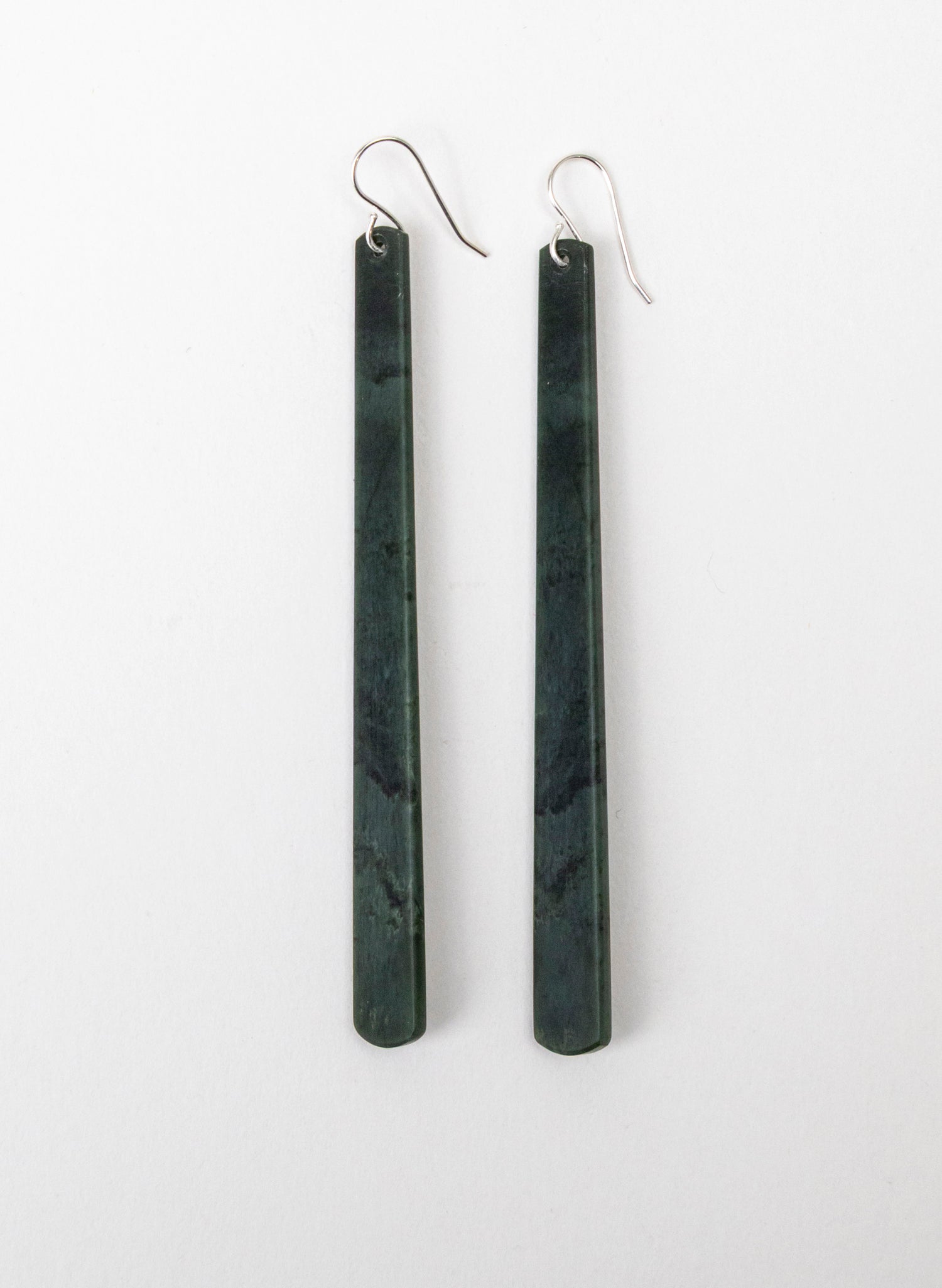 Kawakawa Pounamu Drop Earrings