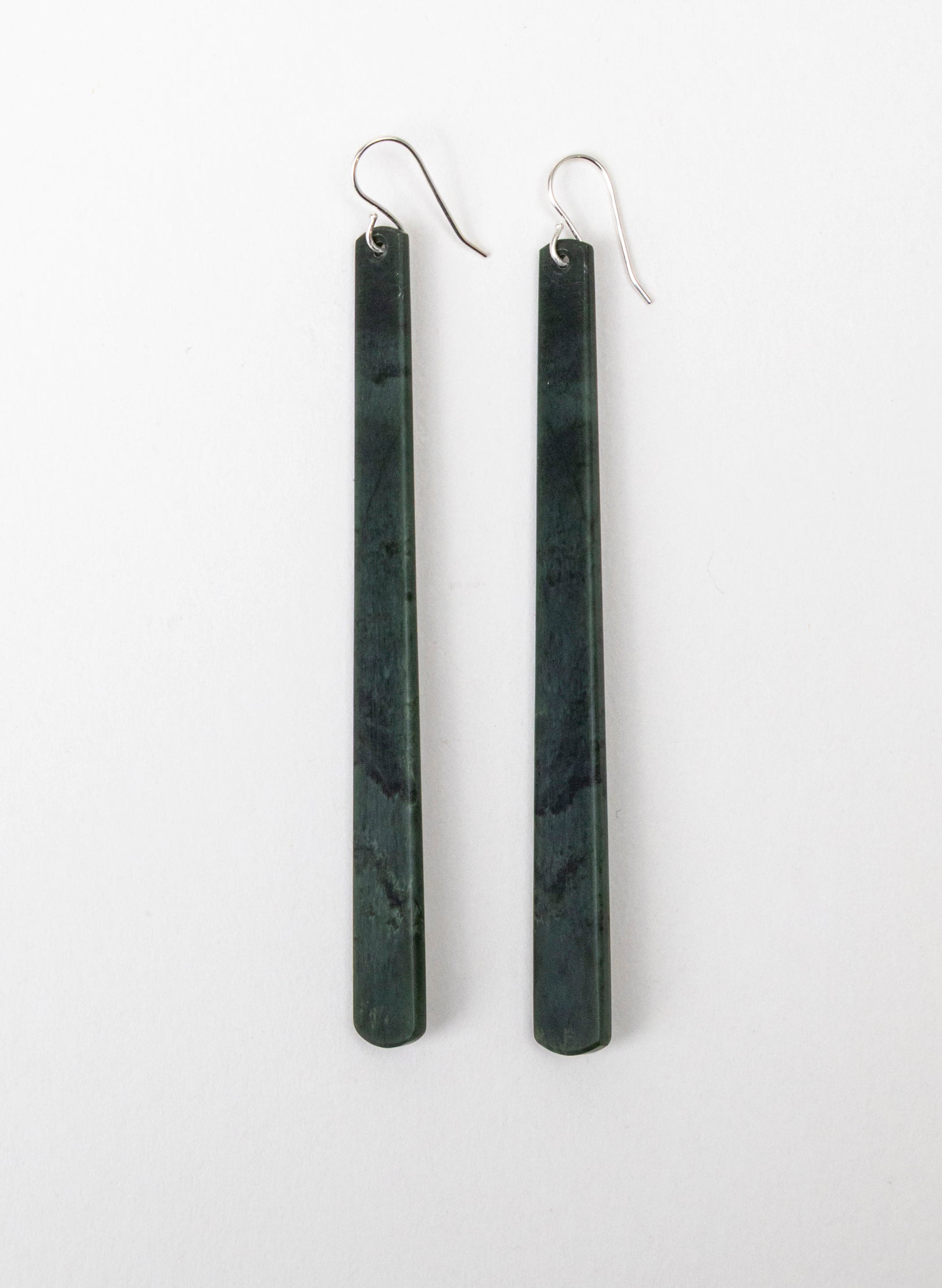 Kawakawa Pounamu Drop Earrings