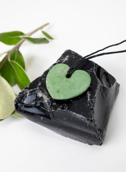 Pepe Pounamu Heart Pendant