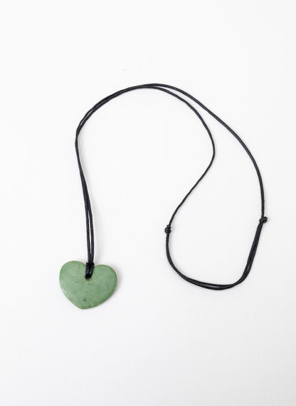 Pepe Pounamu Heart Pendant