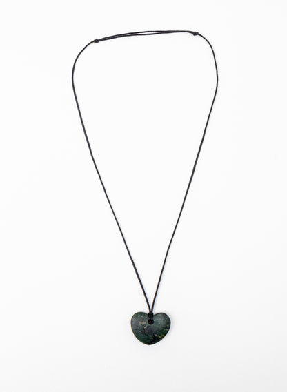 Pepe Pounamu Heart Pendant