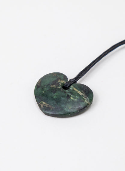 Pepe Pounamu Heart Pendant