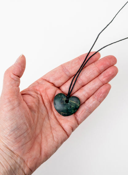 Pepe Pounamu Heart Pendant