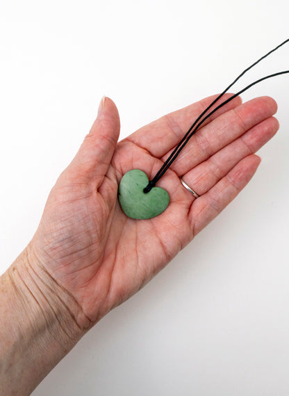 Pepe Pounamu Heart Pendant