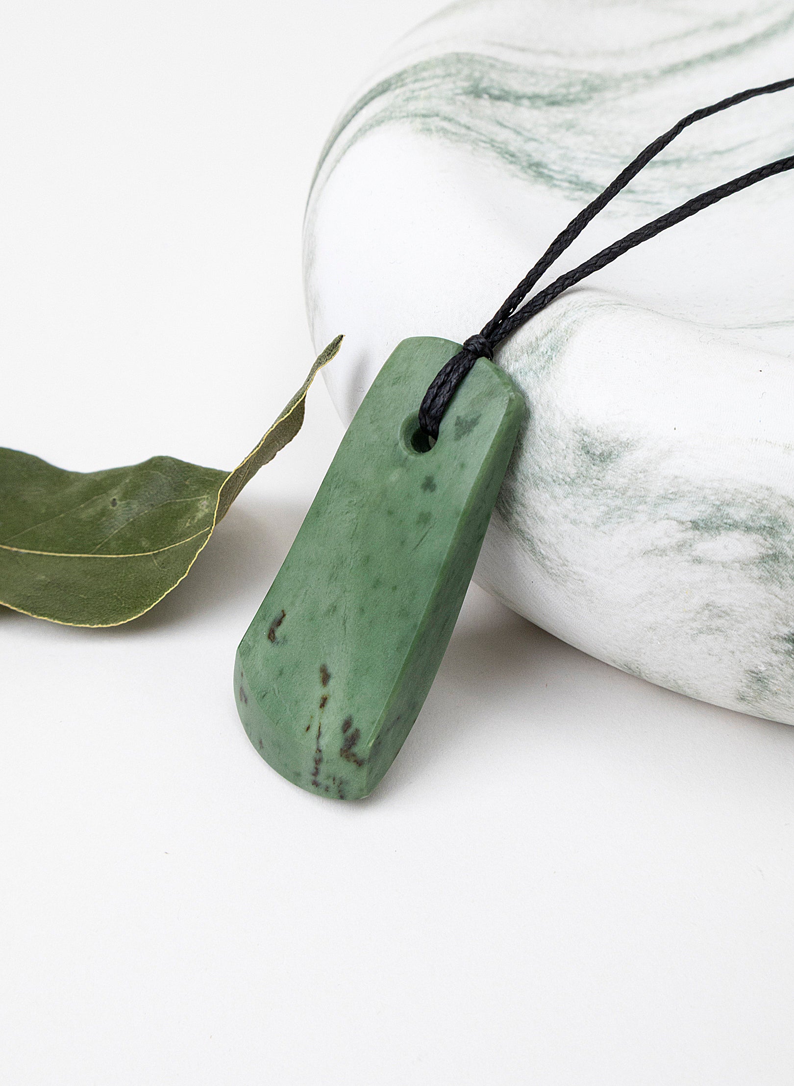 Pounamu Wave Toki Pendant
