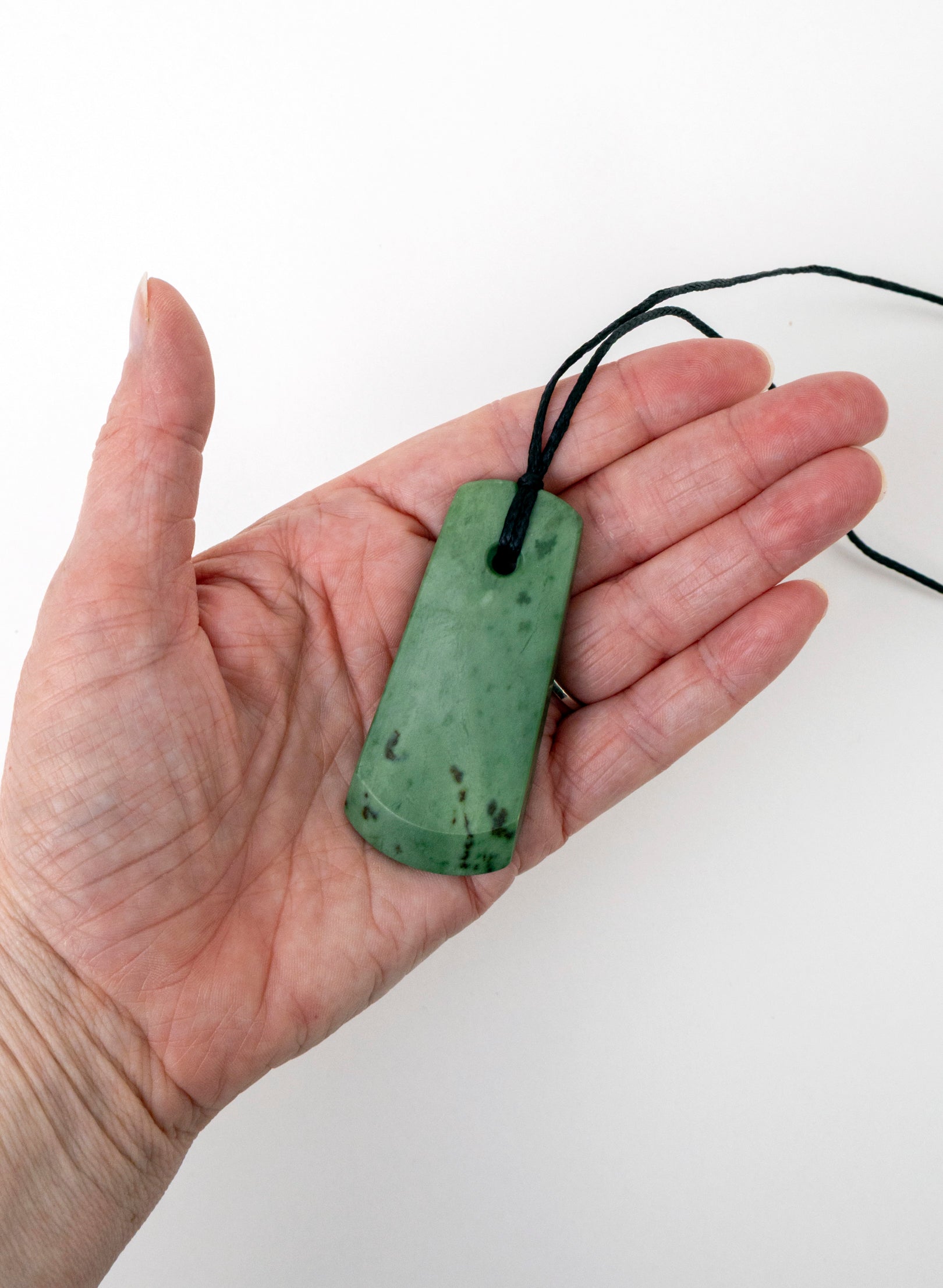 Pounamu Wave Toki Pendant