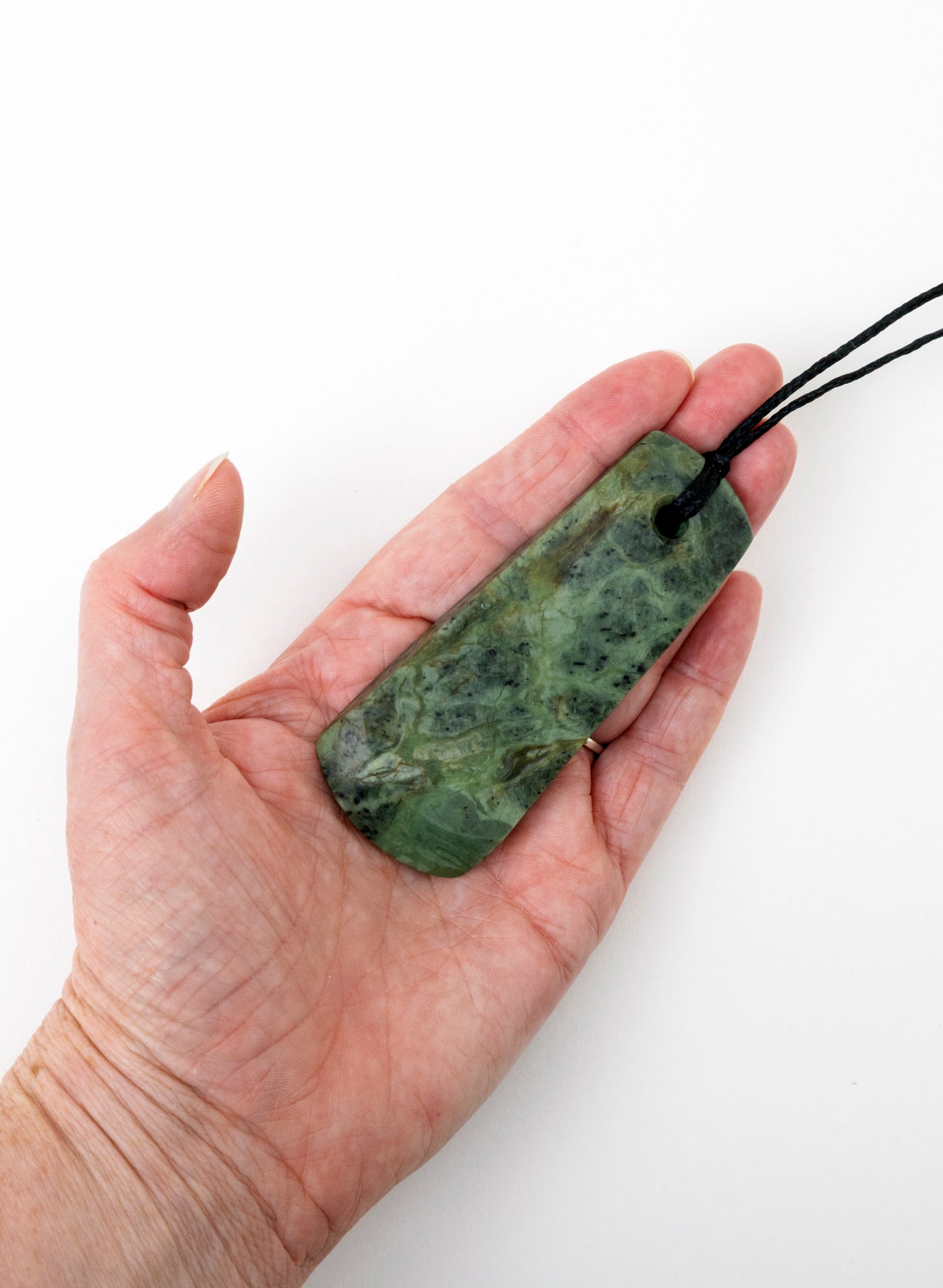 Pounamu Wave Toki Pendant