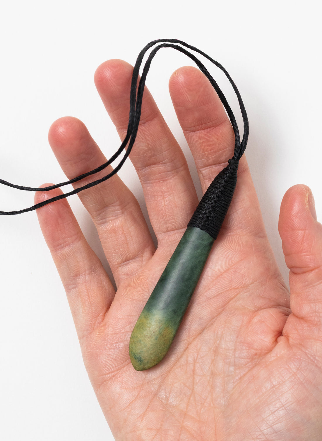 Raukaraka Pounamu Roimata Pendant