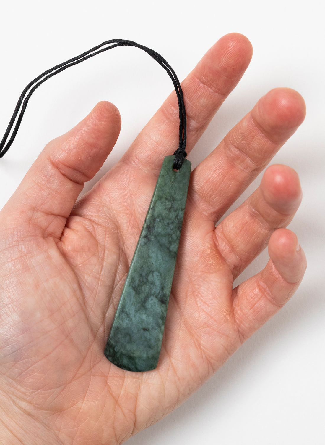 Kawakawa Inanga Pounamu Wave Pendant