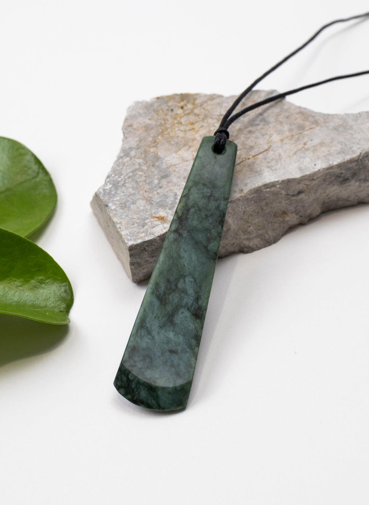 Kawakawa Inanga Pounamu Wave Pendant