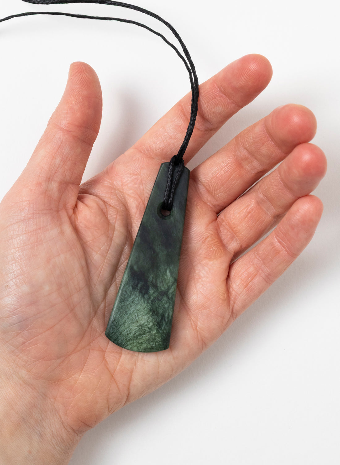 Kawakawa Pounamu Wave Pendant