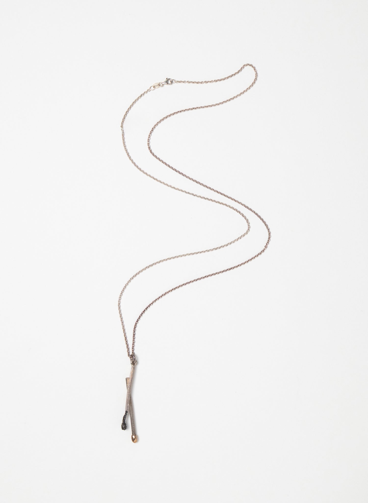 Burnt and Live Match Pendant