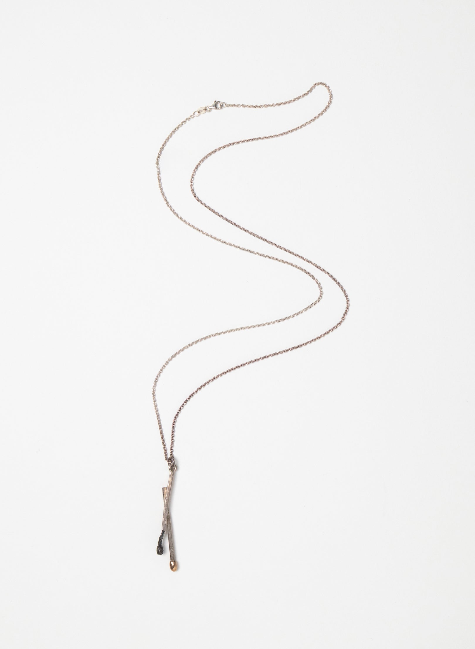 Burnt and Live Match Pendant