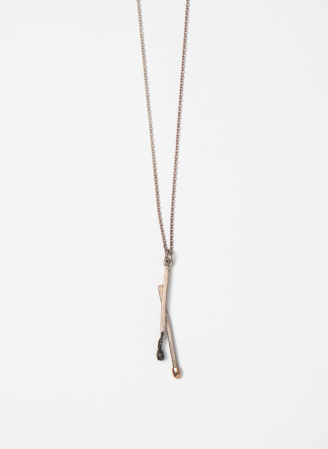 Burnt and Live Match Pendant