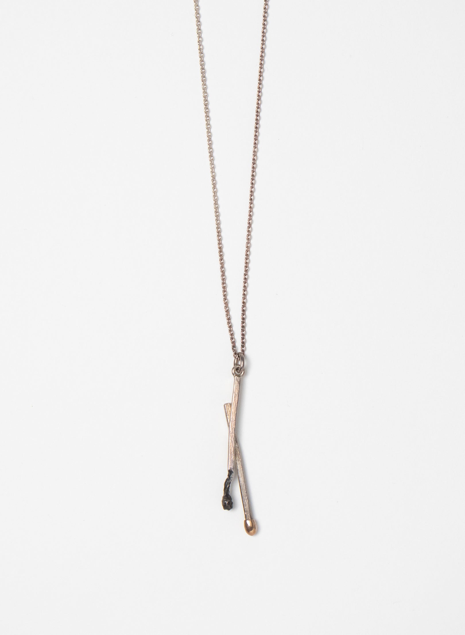 Burnt and Live Match Pendant