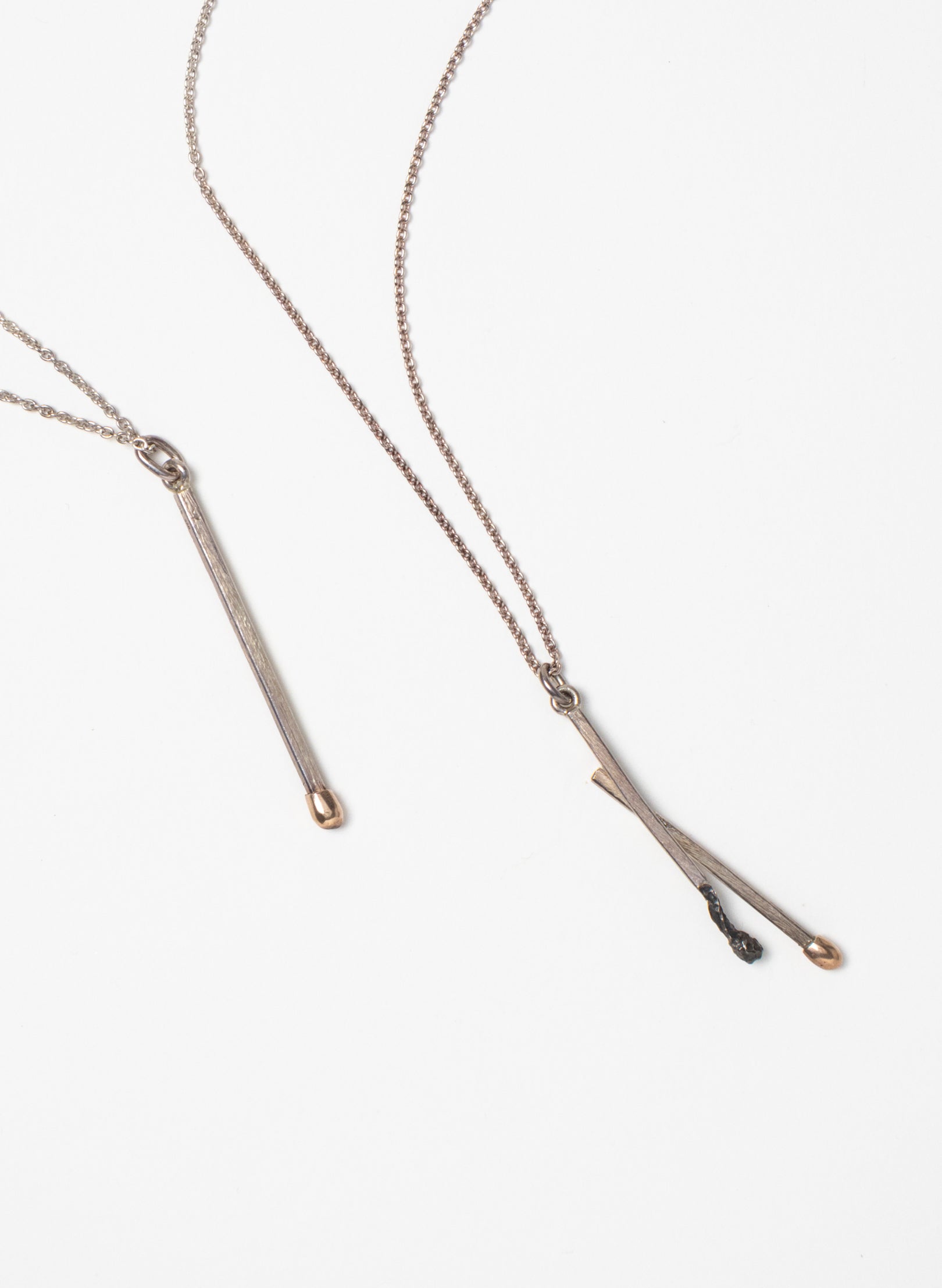 Burnt and Live Match Pendant