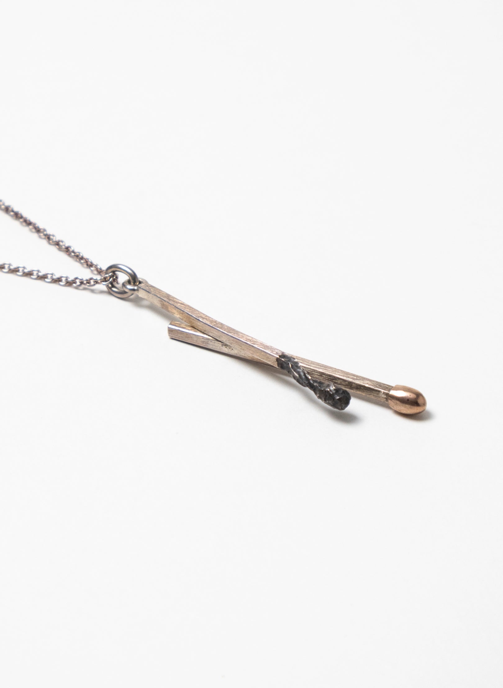 Burnt and Live Match Pendant