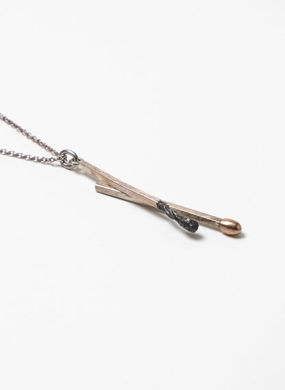 Burnt and Live Match Pendant