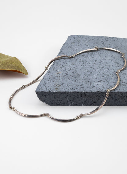 Forged Scallop Necklace