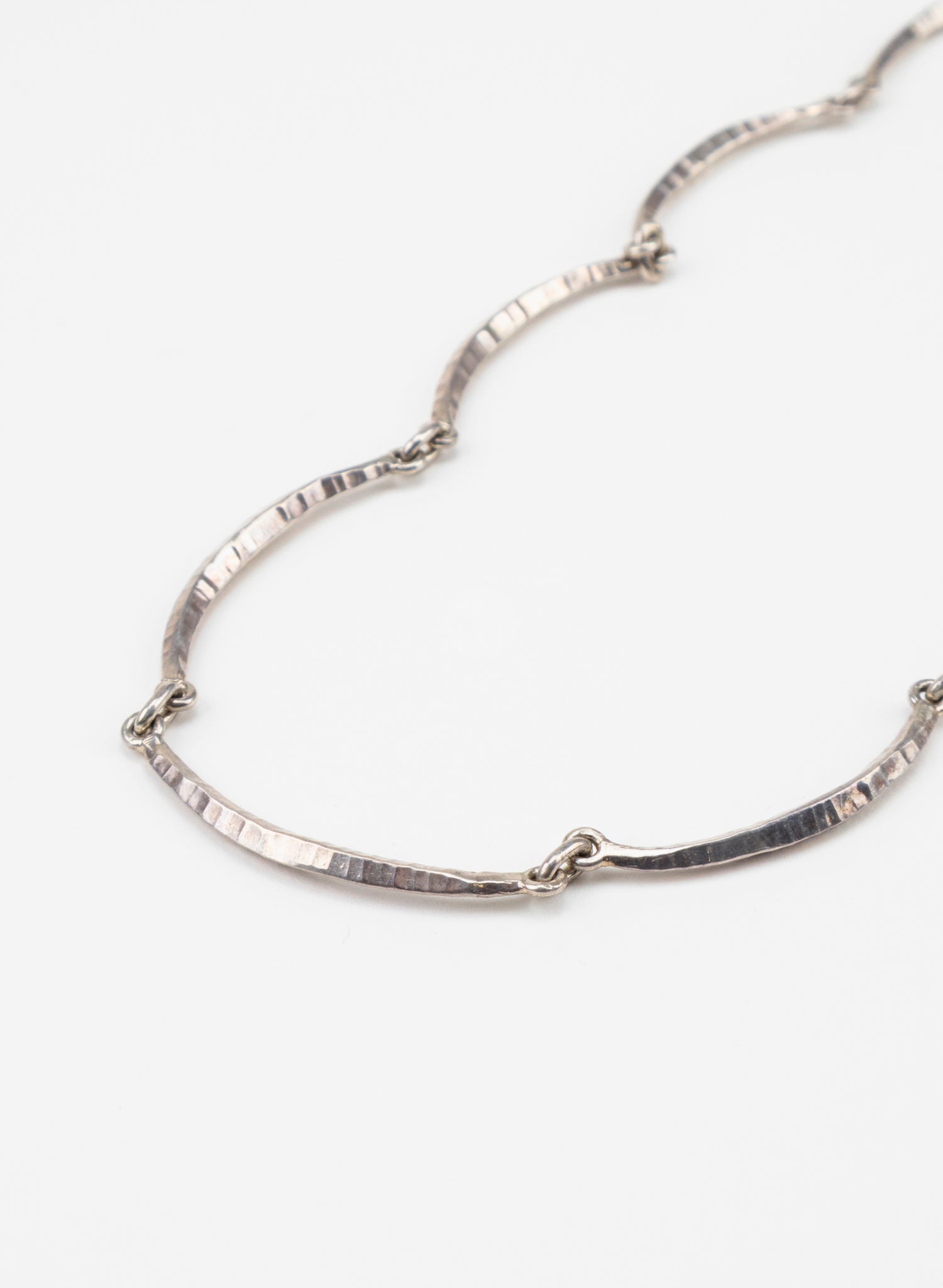 Forged Scallop Necklace