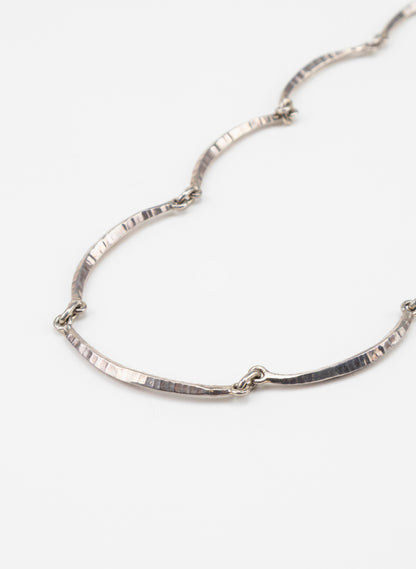 Forged Scallop Necklace