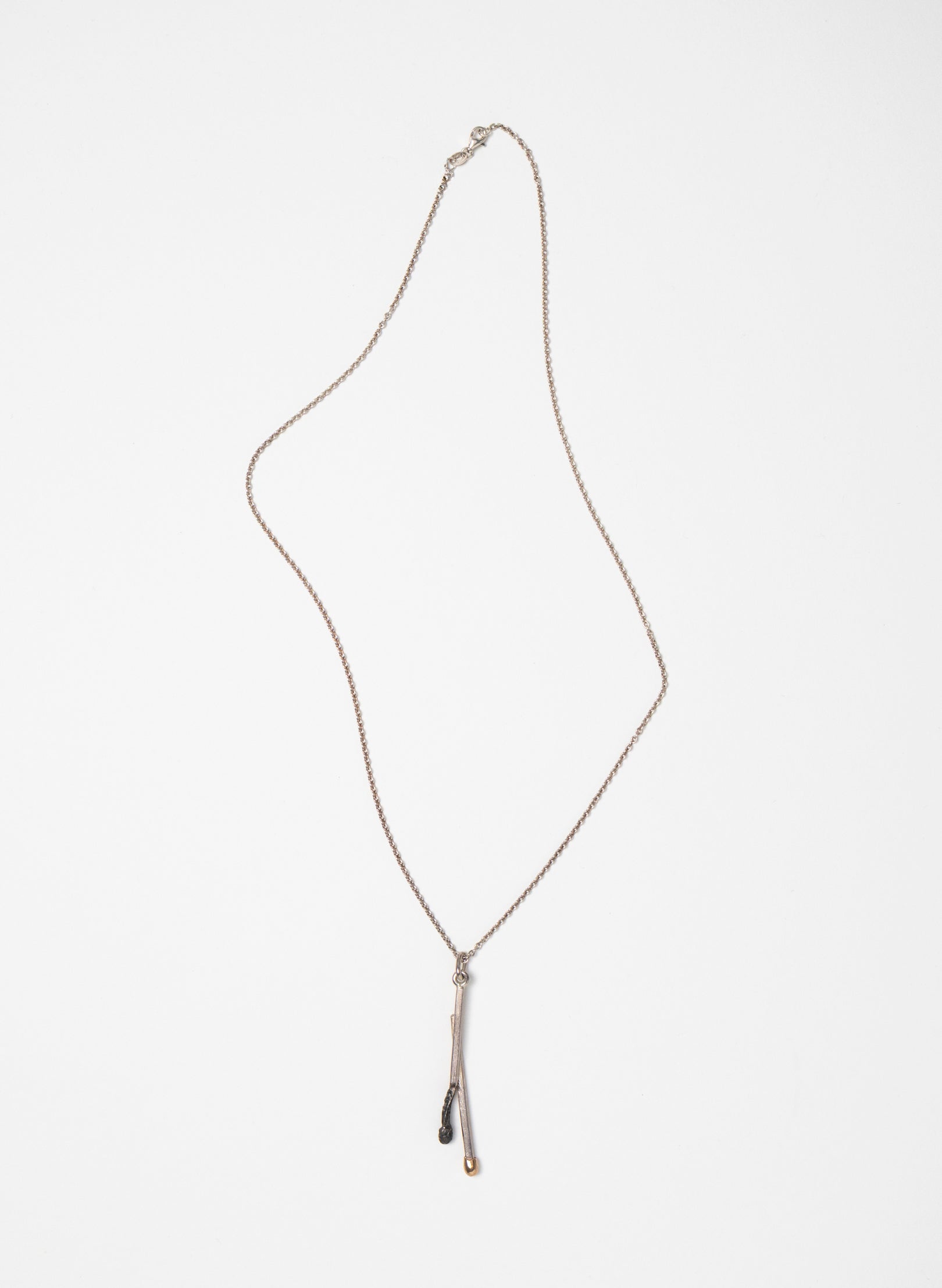 Burnt and Live Match Pendant
