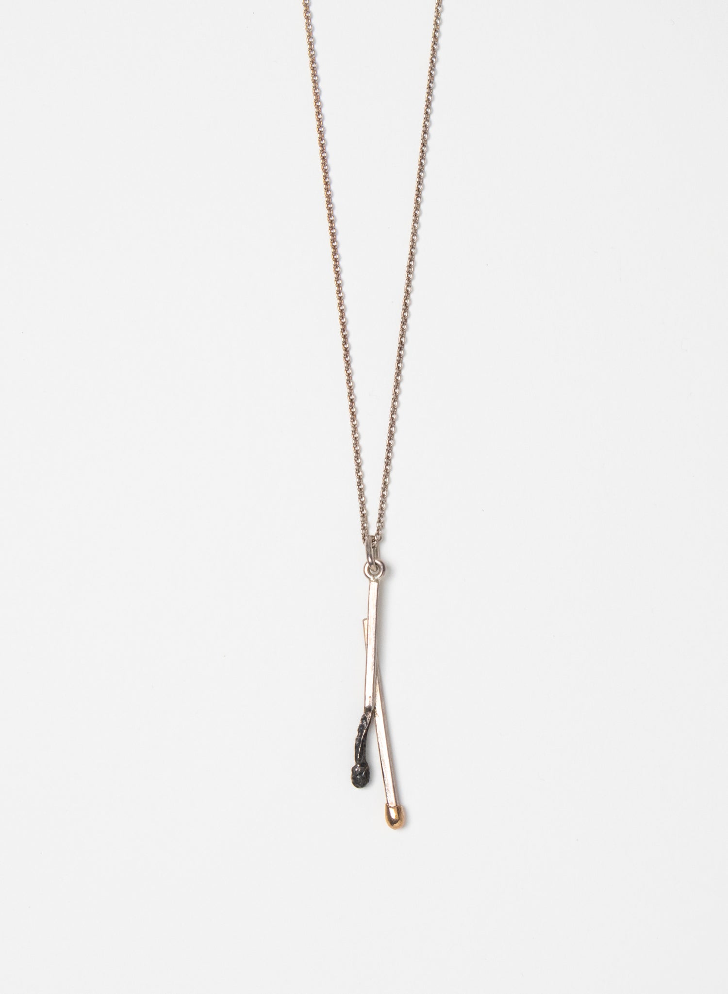 Burnt and Live Match Pendant
