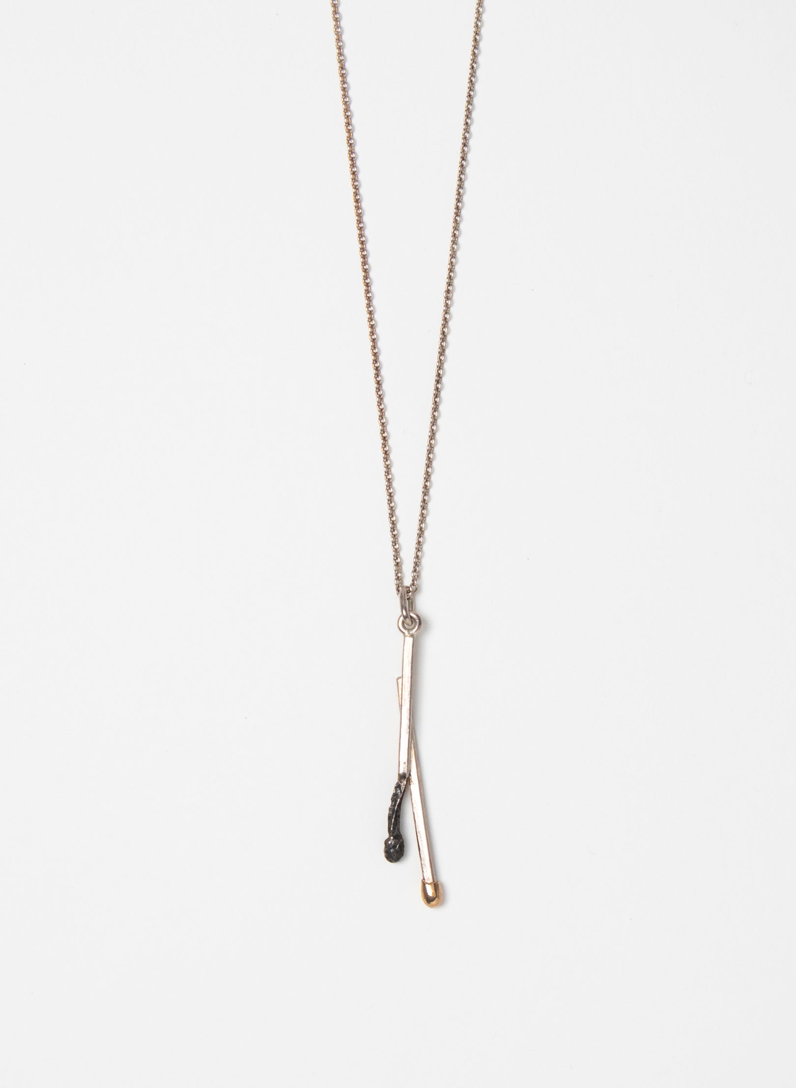 Burnt and Live Match Pendant
