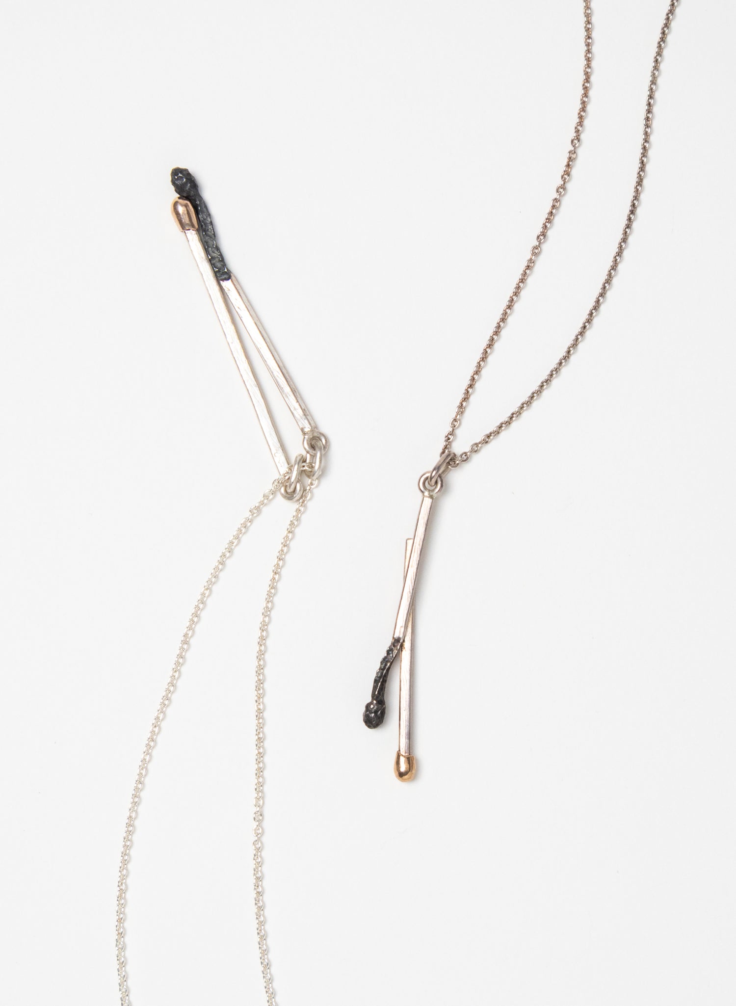Burnt and Live Match Pendant
