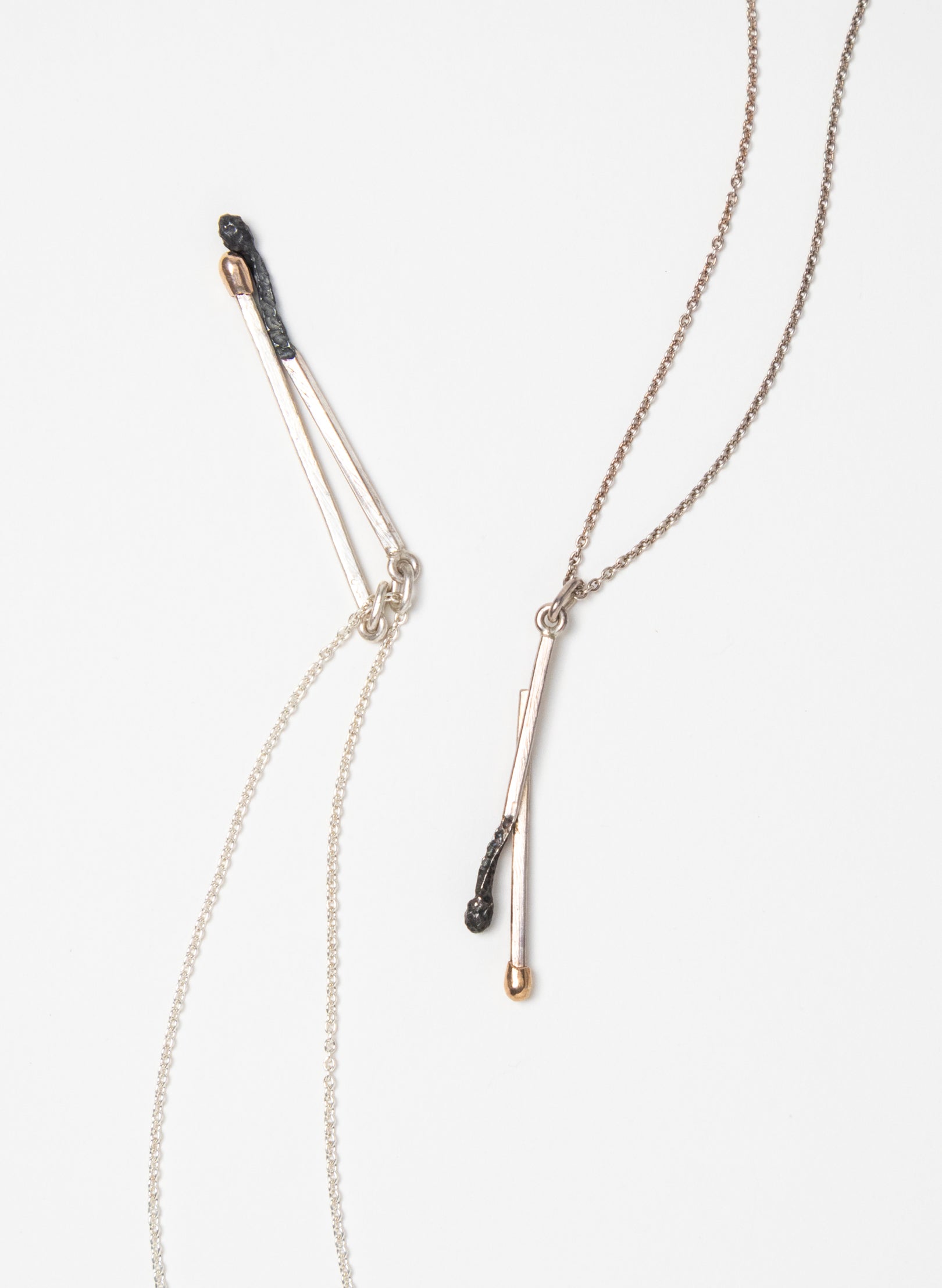 Burnt and Live Match Pendant