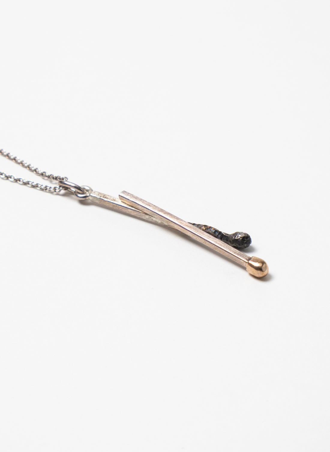 Burnt and Live Match Pendant