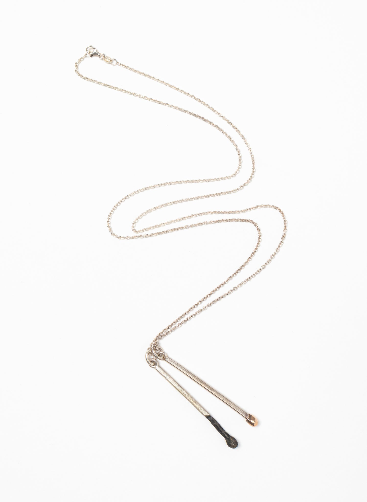 Burnt and Live Match Pendant