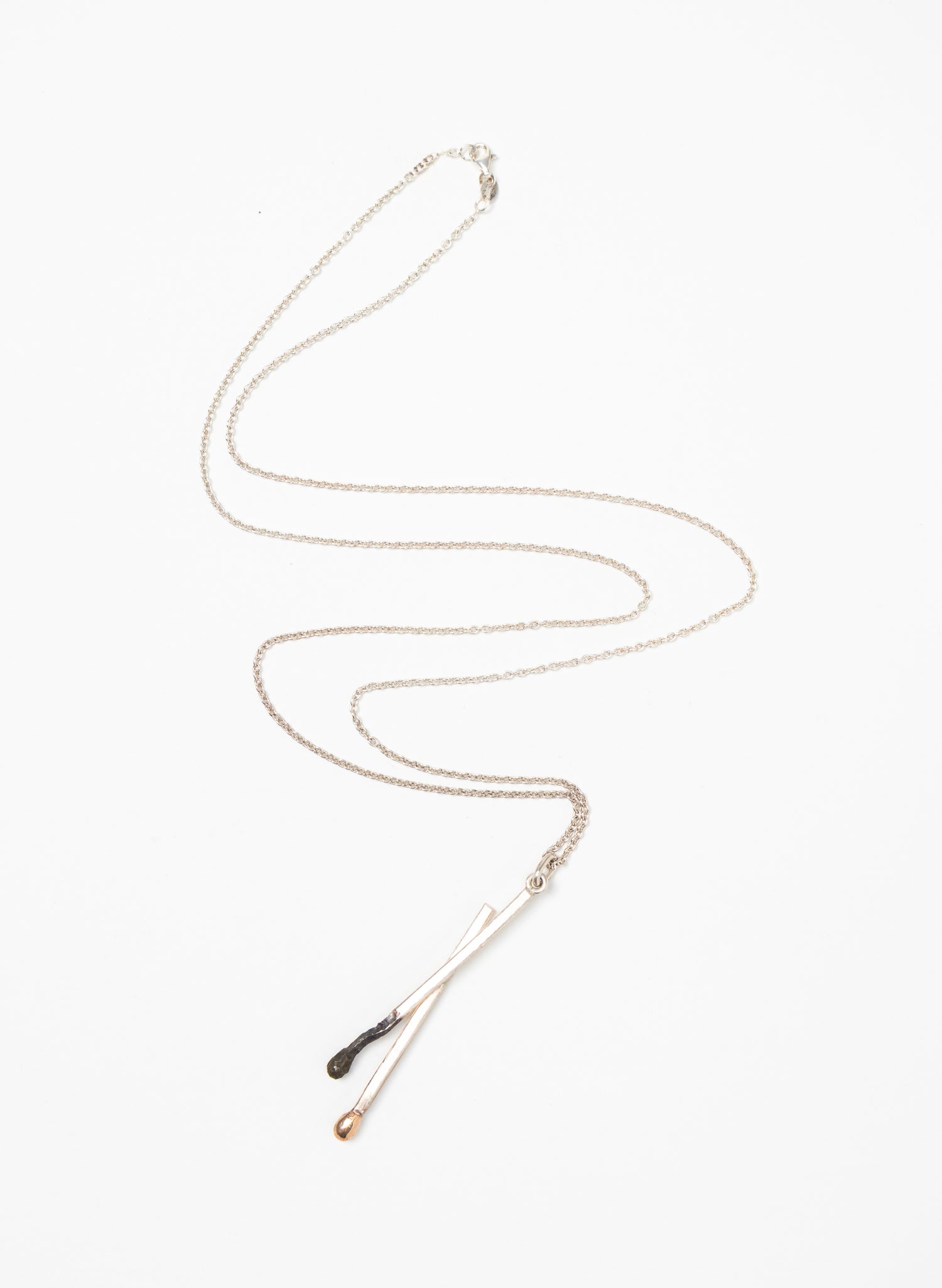 Burnt and Live Match Pendant