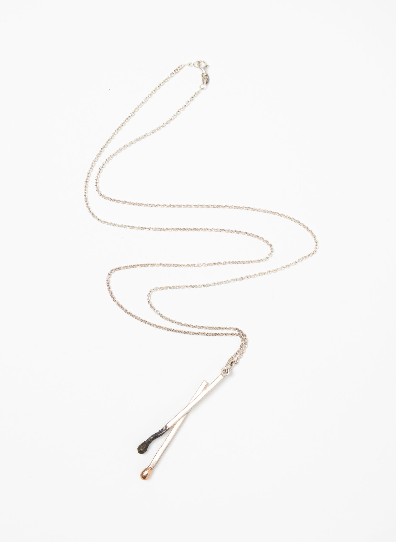 Burnt and Live Match Pendant