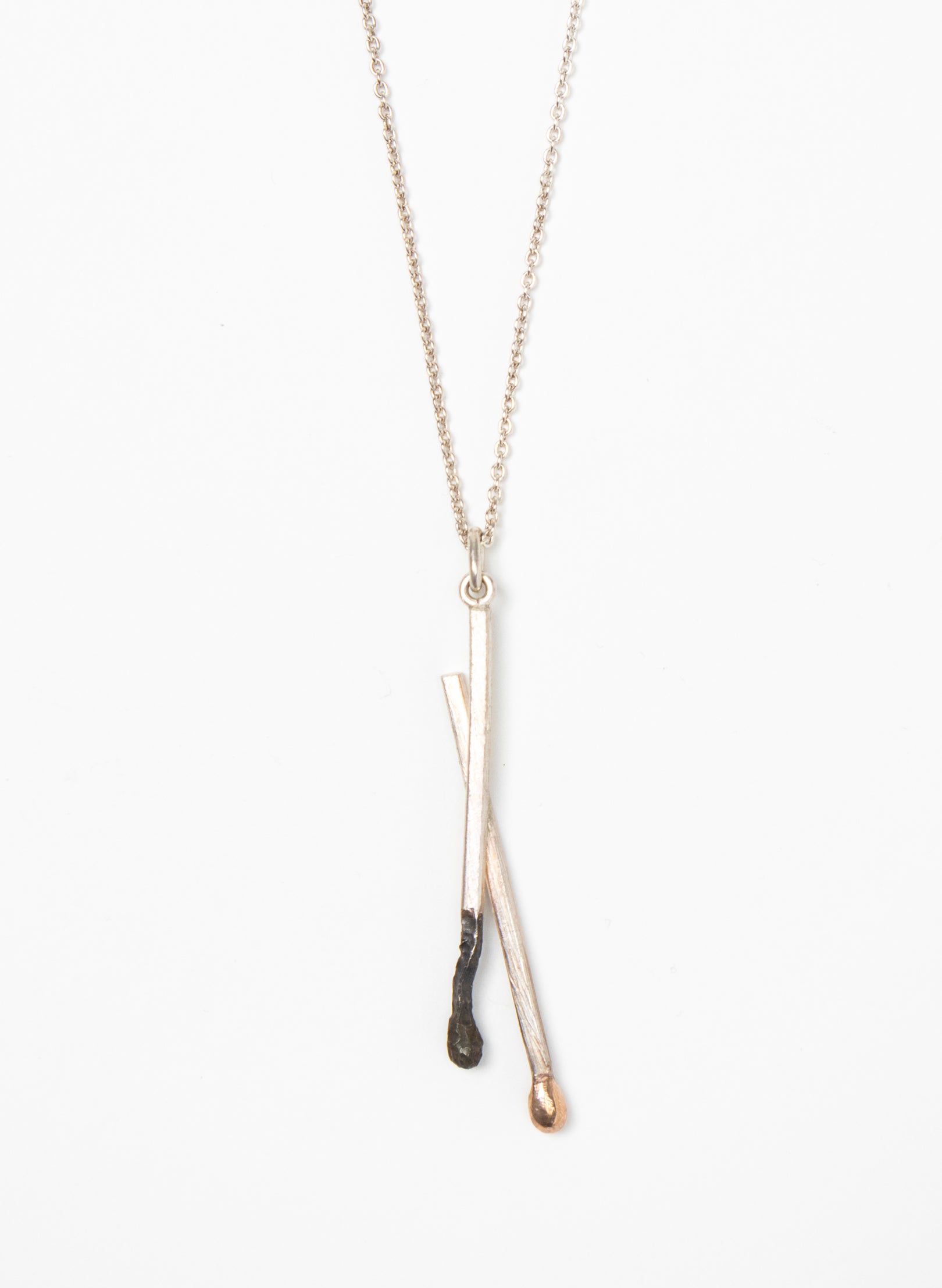 Burnt and Live Match Pendant