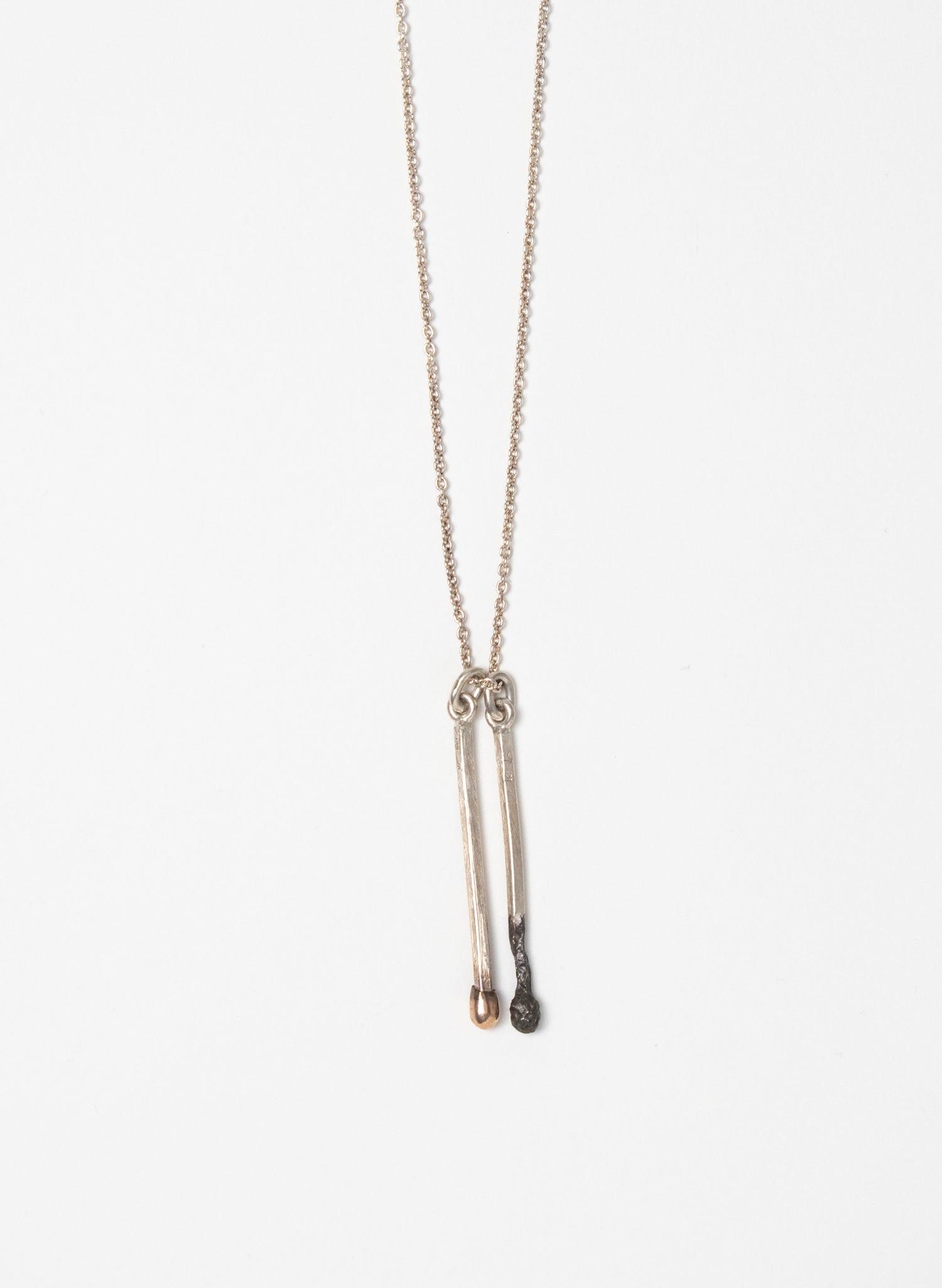 Burnt and Live Match Pendant
