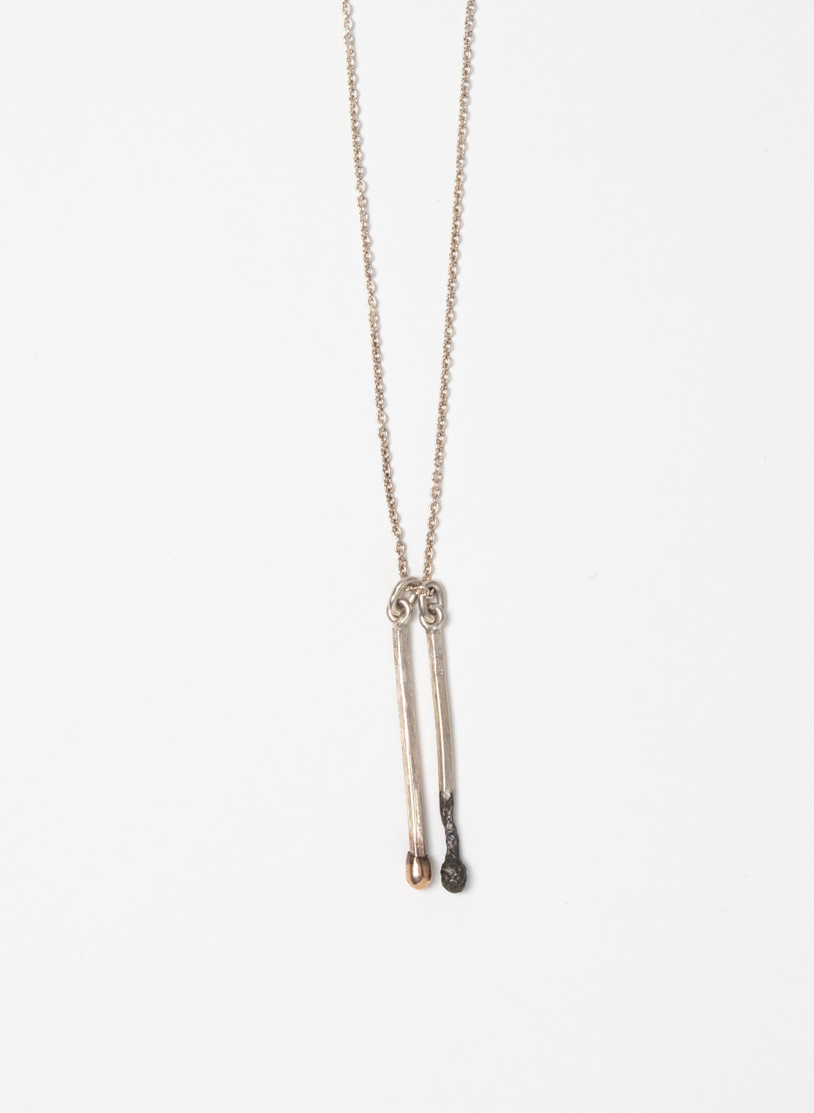 Burnt and Live Match Pendant