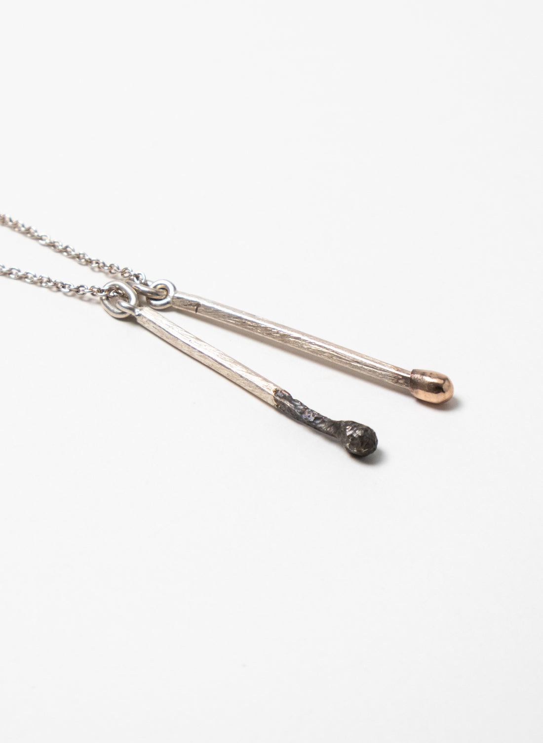 Burnt and Live Match Pendant