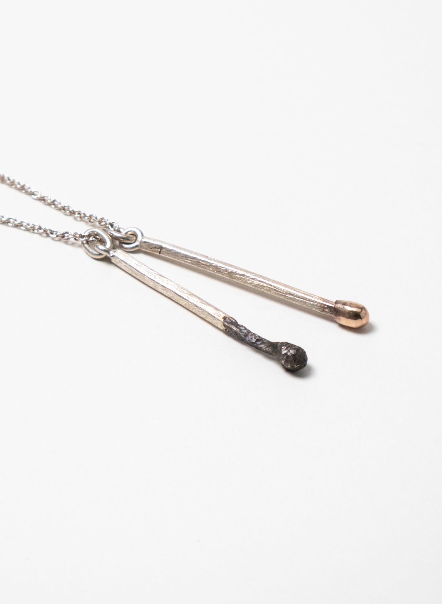 Burnt and Live Match Pendant