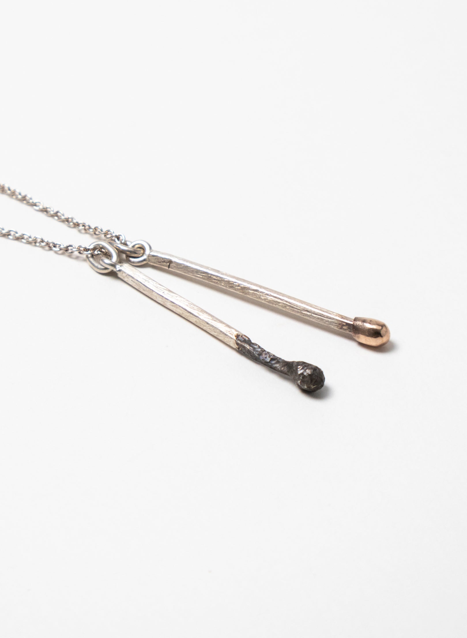 Burnt and Live Match Pendant