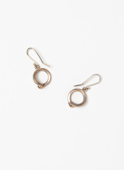 Curled Live Match Earrings - Sterling Silver &amp; Rose Gold
