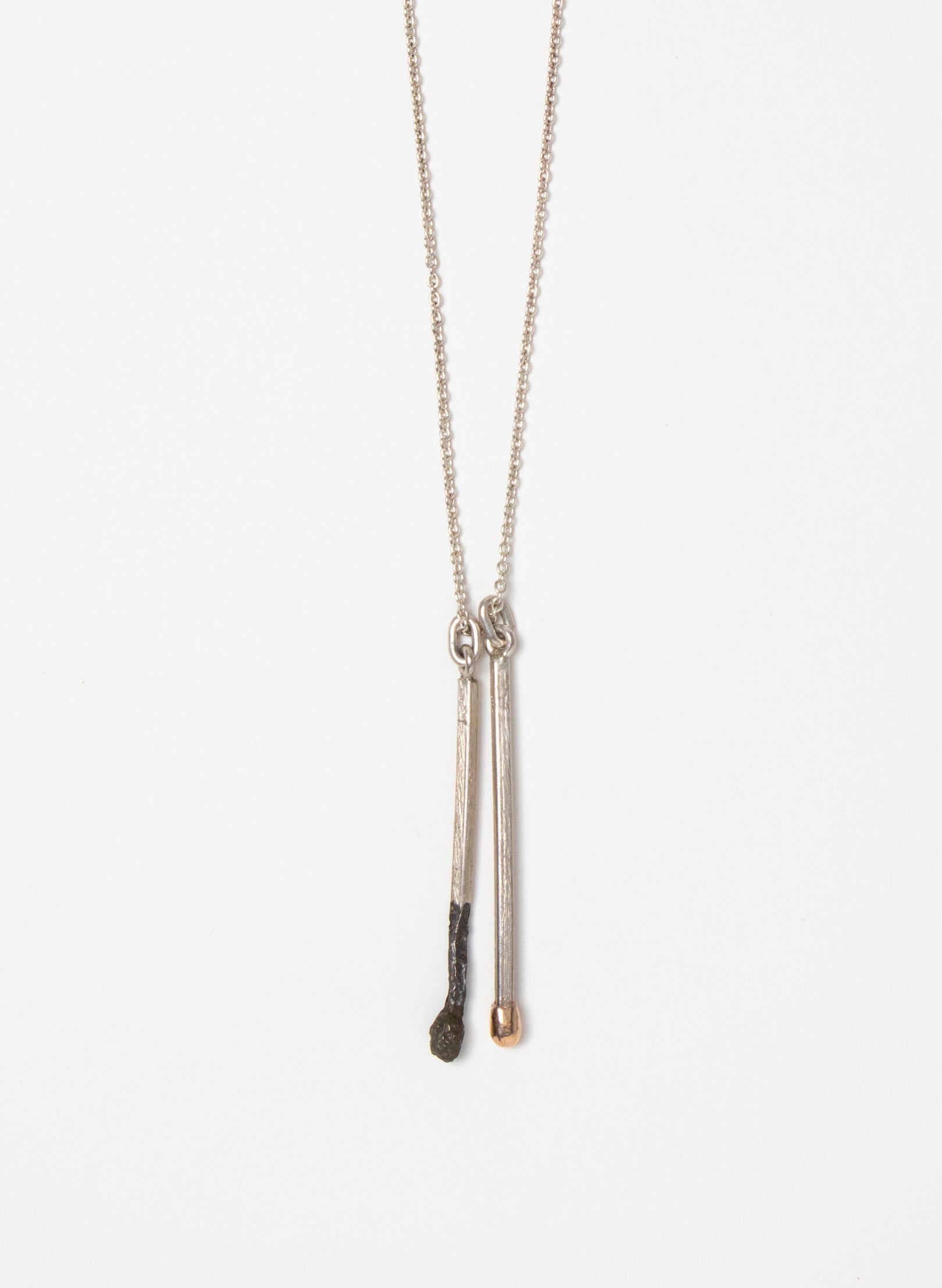Burnt and Live Match Pendant