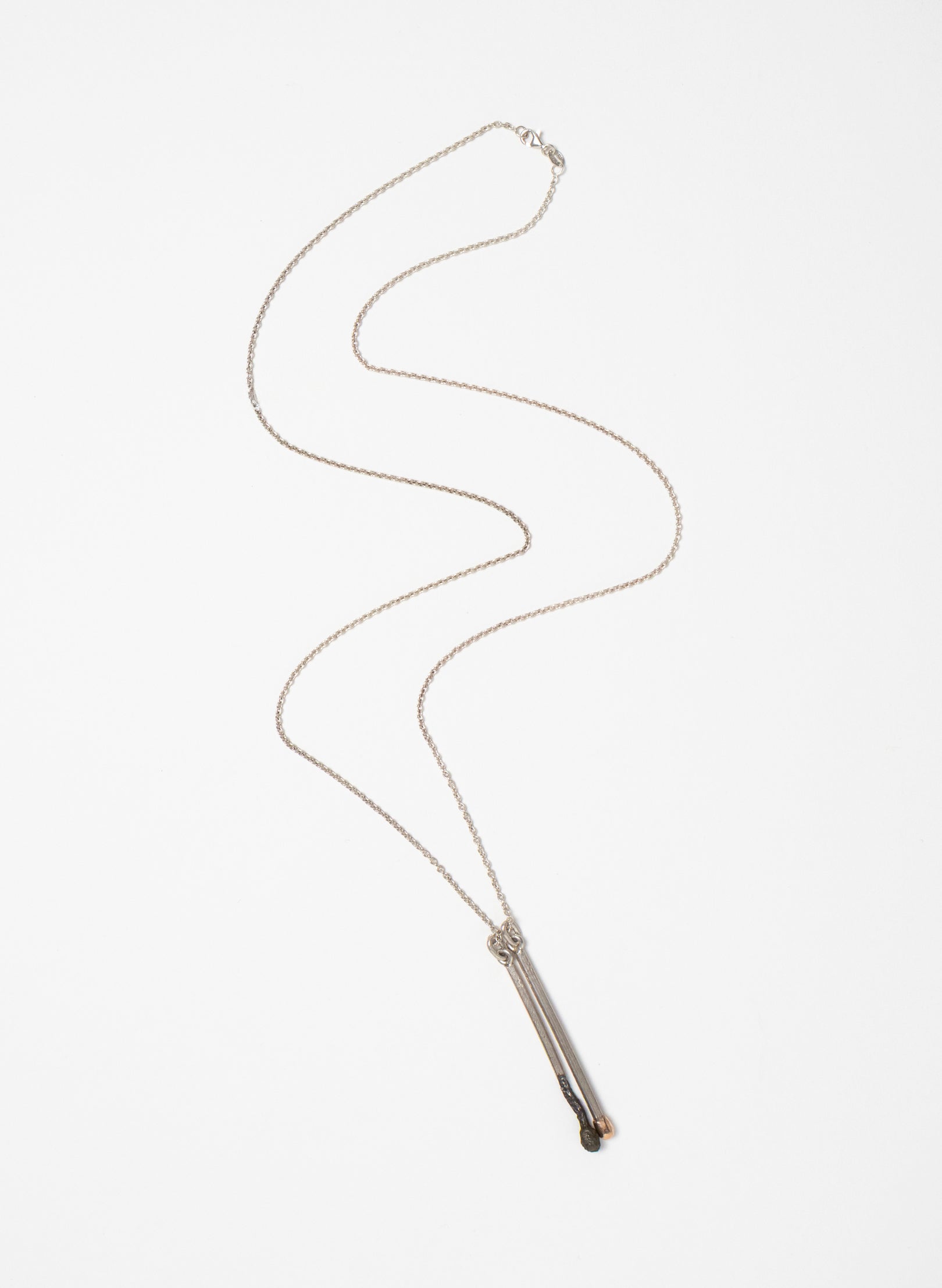 Burnt and Live Match Pendant