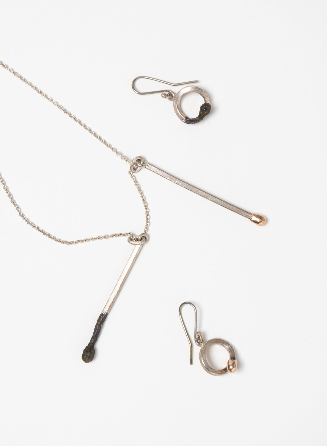 Burnt and Live Match Pendant