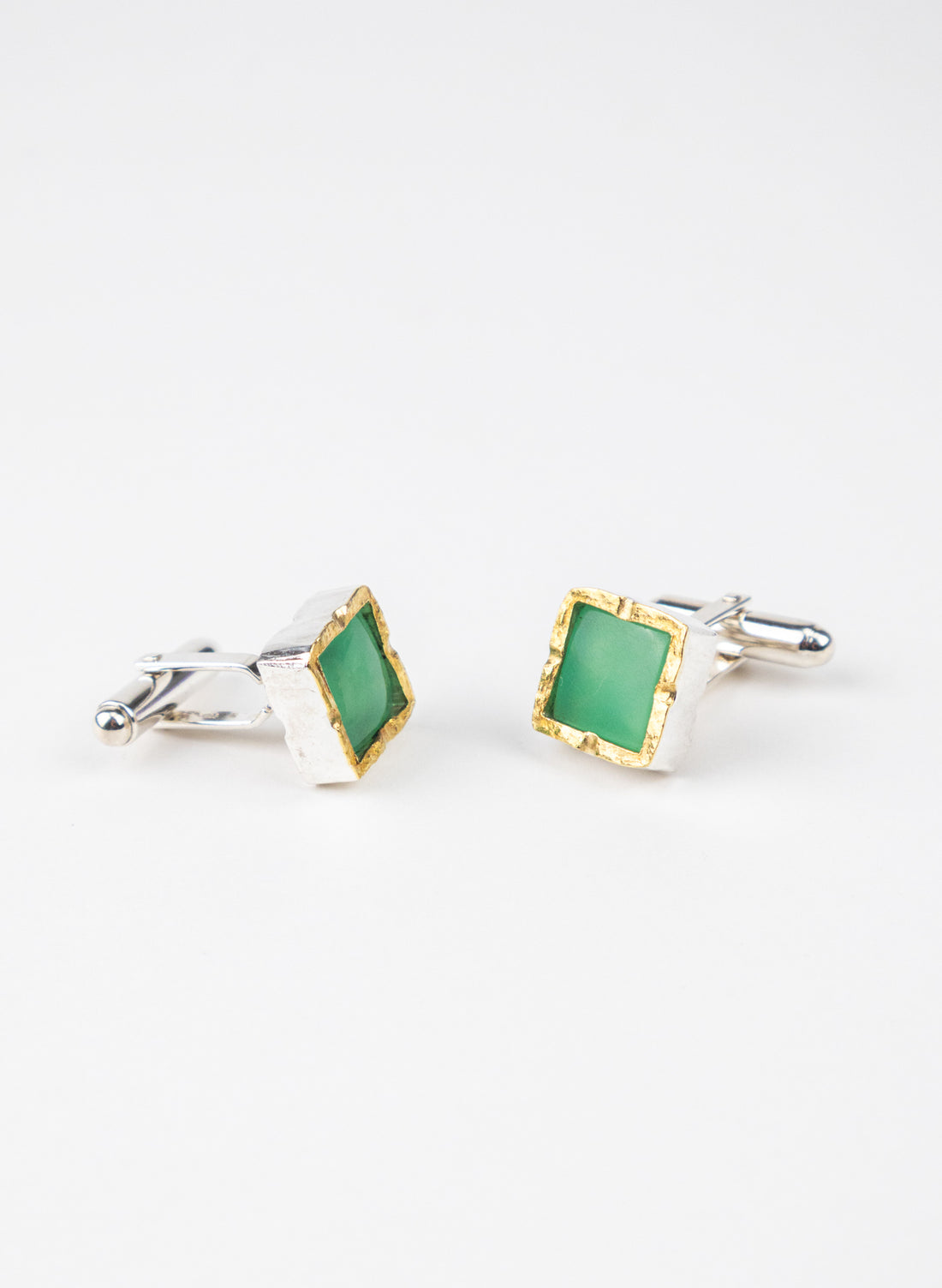 Chrysoprase Cufflinks