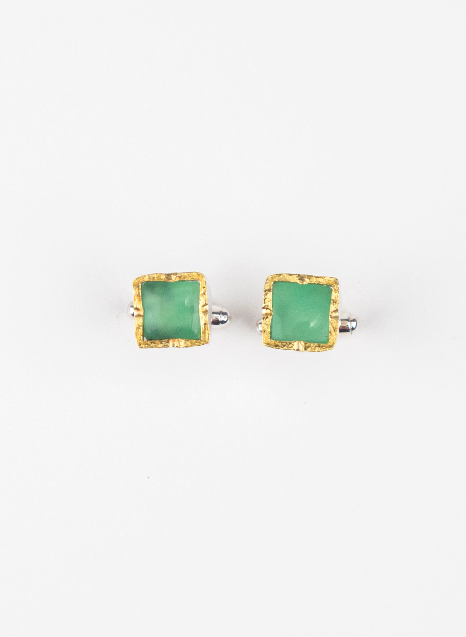 Chrysoprase Cufflinks