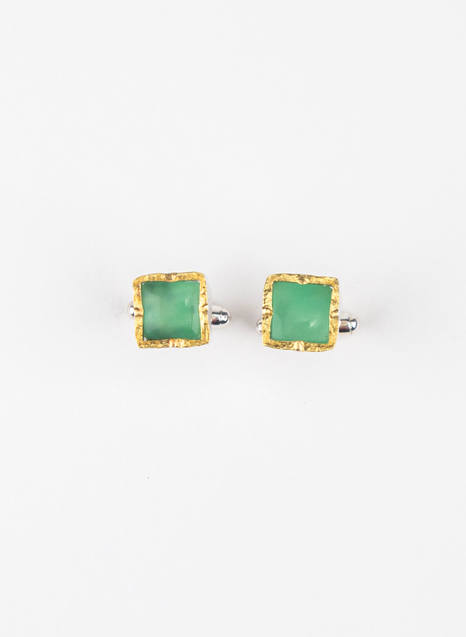 Chrysoprase Cufflinks