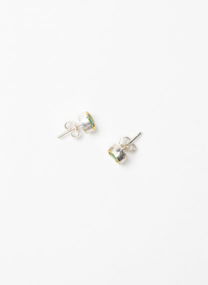 Chrysoprase Stud Earrings