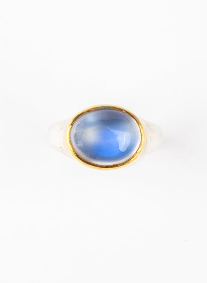 Oval Moonstone Ring