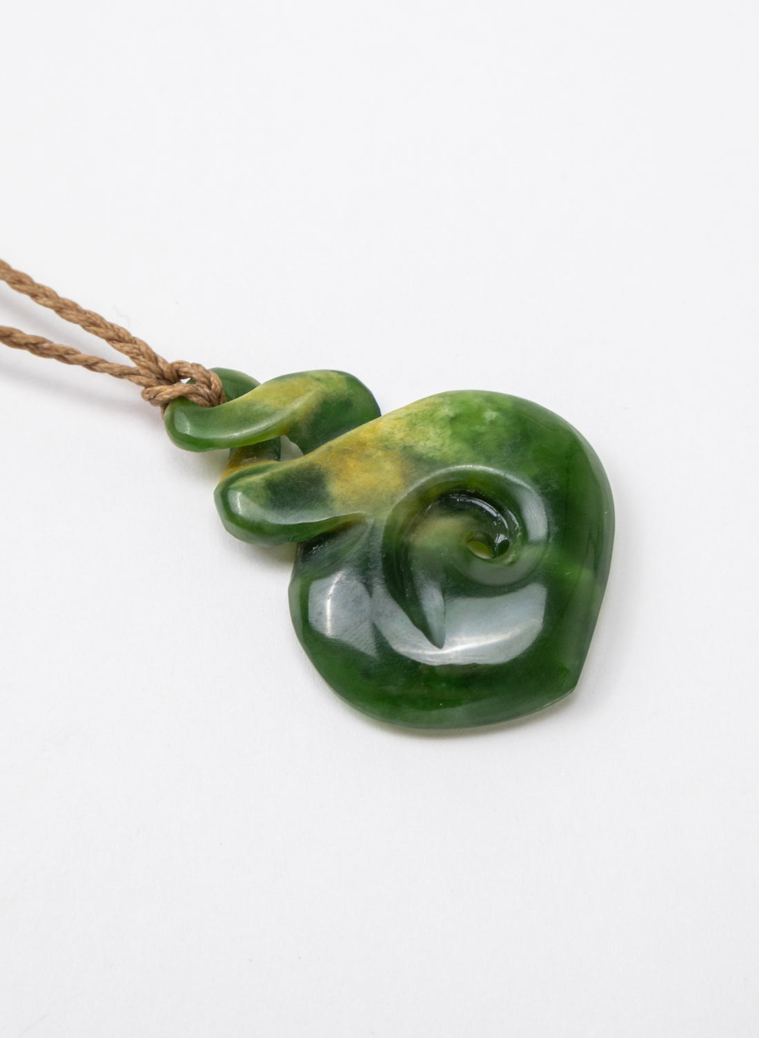 Twist Koru Flower Pounamu